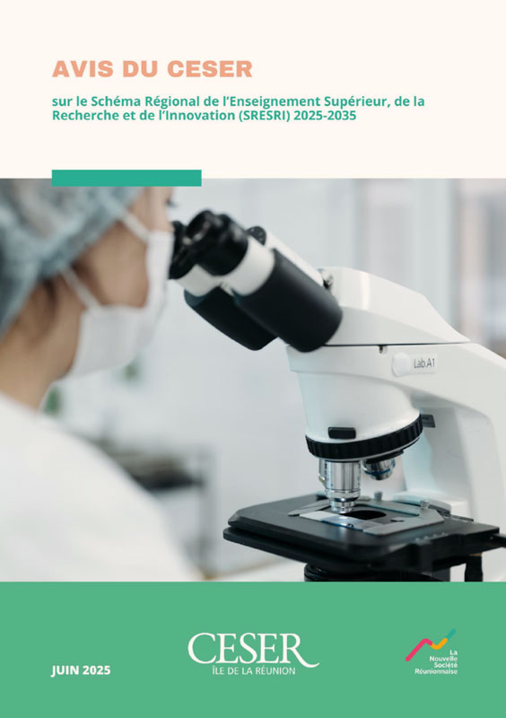 Couverture de l'avis SRESRI2025-2035