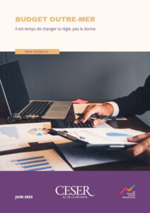 Couverture de la note d'urgence Budget outre-mer