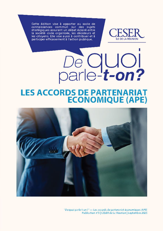 De quoi parle-t-on ? Les accords de partenariat économique (APE) - CESER Réunion