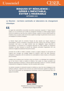 L'essentiel : Risques et résilience